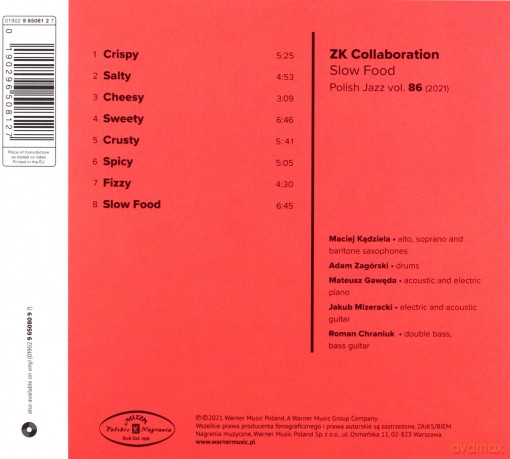 Zk Collaboration: Slow Food (Polish Jazz Vol. 86) [CD]
