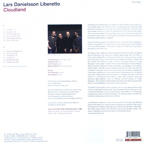 Lars Danielsson Liberetto: Cloudland [Winyl]