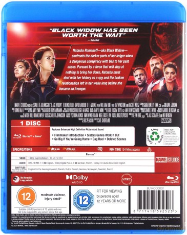 Black Widow (Czarna Wdowa) [Blu-Ray]