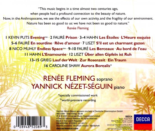 Renee Fleming: Voice Of Nature: The Anthropocene [CD]
