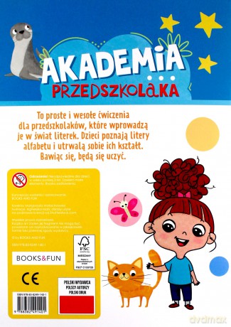 Abecadło. Akademia przedszkolaka [KSIĄŻKA]