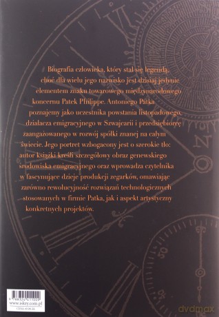 Antoni Patek. Zegarmistrz królów. Śladami życia - Beniamin Czapla [KSIĄŻKA]