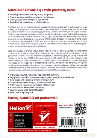 AutoCAD 2022 PL. Pierwsze kroki - Andrzej Pikoń [KSIĄŻKA]