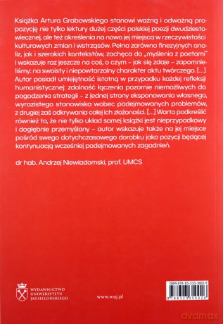 Co myślą wiersze - Artur Grabowski [KSIĄŻKA]