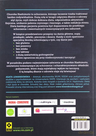 Dieta w chorobie hashimoto - Agata Lewandowska [KSIĄŻKA]