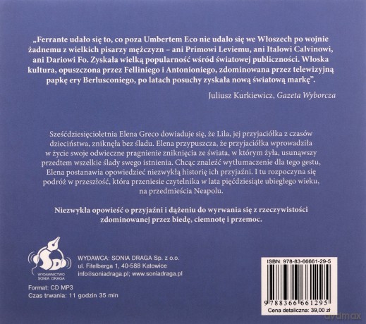 Genialna przyjaciółka - Elena Ferrante [AUDIOBOOK]