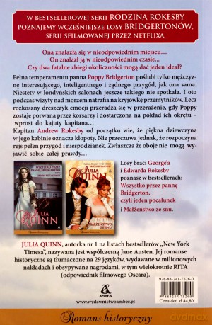 Inna panna Bridgerton, czyli rejs ku miłości. Rodzina Rokesby - Julia Quinn [KSIĄŻKA]