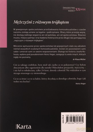 Mężczyźni z różowym trójkątem. Świadectwo homoseksualnego więźnia obozu koncentracyjnego z lat 1939-1943 - Heinz Heger [KSIĄŻKA]