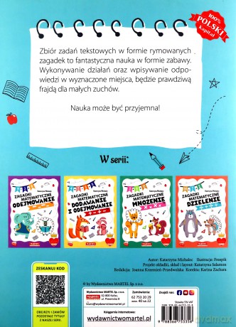 Zagadki matematyczne. Dodawanie [KSIĄŻKA]