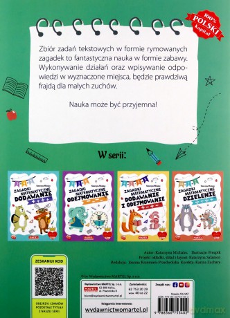 Zagadki matematyczne. Mnożenie - Katarzyna Michalec [KSIĄŻKA]