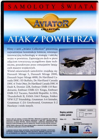 Wielka Encyklopedia Lotnictwa 01: AIRSTRIKE - Prezentacja: Dornier 228, Dessault Mirage 2000, Dessault Super Mirage 4000, Graumman F-14 Tomcat [DVD]