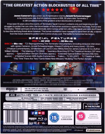 Terminator 2: Judgment Day (Terminator 2: Dzień sądu) (30th Anniversary) (steelbook) [Blu-Ray 4K]+[Blu-Ray 3D]+[Blu-Ray]