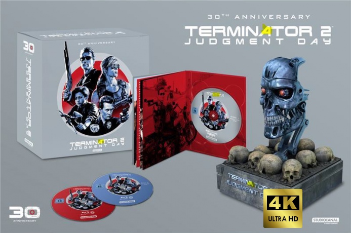 Terminator 2: Judgment Day (Terminator 2: Dzień sądu) (Endo Skull Limited) [BOX] [Blu-Ray 4K]+[Blu-Ray 3D]+[Blu-Ray]+[FIGURKA]