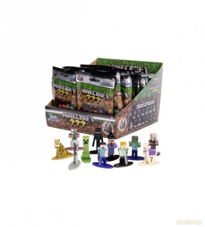 Figurki Minecraft Display z Nano figurkami [FIGURKA]