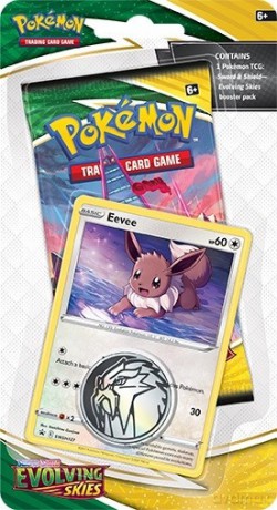 Pokemon Karty Evolving Skies Checklane Blister Eevee [KARTY]