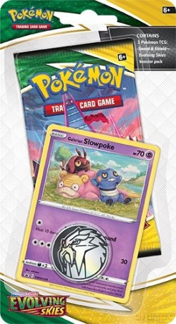 Pokemon Karty Evolving Skies Checklane Blister Slowpoke [KARTY]