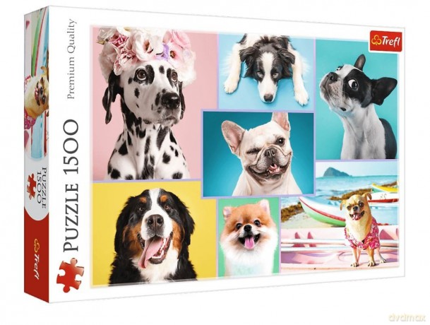 Puzzle 1500 el. Słodkie Pieski [PUZZLE]