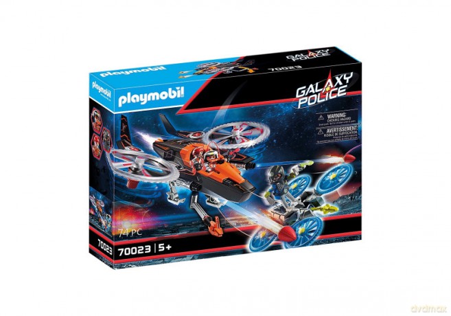 Zestaw z figurkami Galaxy Police 70023 Helikopter piratów