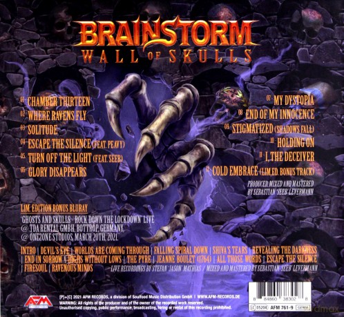 Brainstorm: Wall Of Skulls (Limited) [Blu-Ray]+[CD]