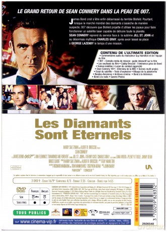 007 James Bond Diamonds Are Forever (Diamenty są wieczne) [2DVD]