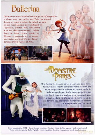 Ballerina / A Monster in Paris (Balerina / Przygoda w Paryżu) [2DVD]