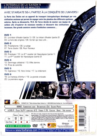 Stargate SG-1 Season 9 (Gwiezdne wrota) [6DVD]