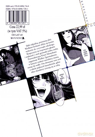 Kakegurui - Szał hazardu (Tom 12) - Homura Kawamoto [KOMIKS]
