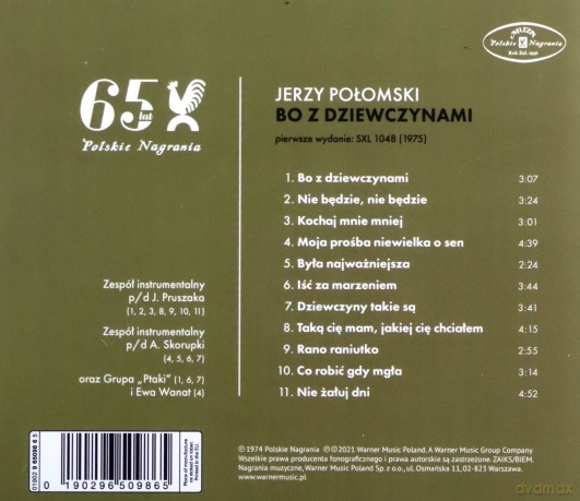 Jerzy Polomski: Bo z Dziewczynami [CD]