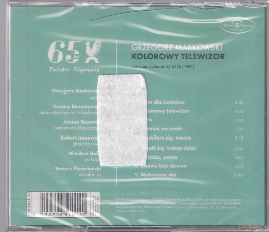 Grzegorz Markowski: Kolorowy Telewizor [CD]