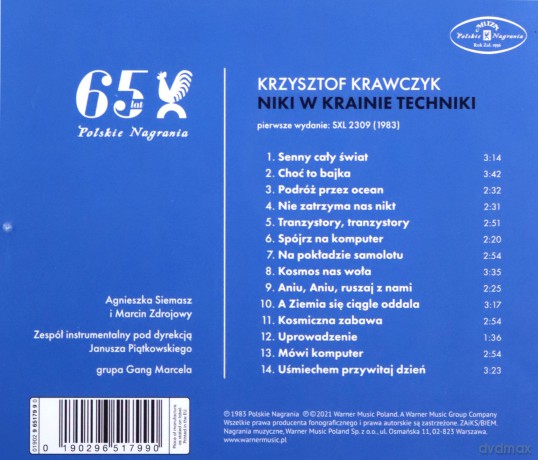 Krzysztof Krawczyk: Niki W Krainie Techniki [CD]