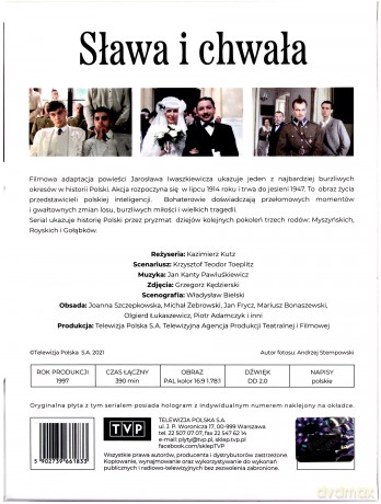Sława i Chwała (rekonstrukcja cyfrowa) [3DVD]