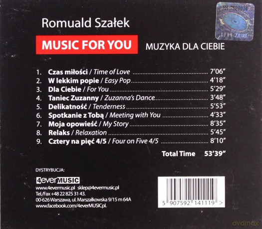 Romuald Szałek: Muzyka dla Ciebie [CD]