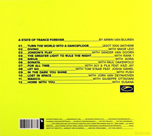 Armin Van Buuren: A State Of Trance FOREVER [CD]