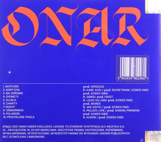 Onar: Achtung [CD]