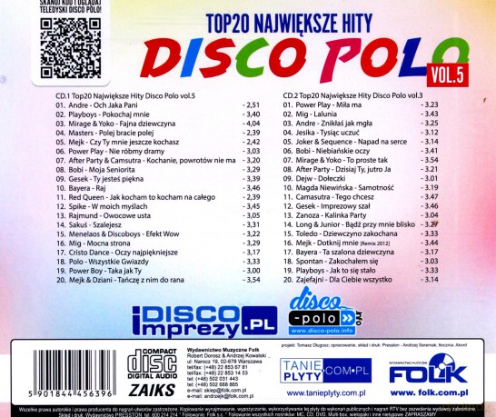Top 20 Disco Polo vol. 5 [2CD]