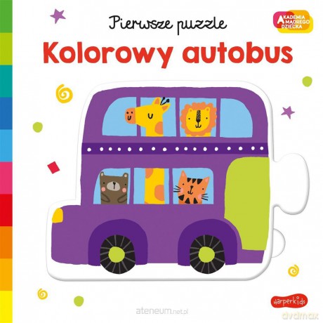 Akademia mądrego dziecka. Kolorowy autobus - Lisa Barlow, Damien Barlow, Katarzyna Grzyb [KSIĄŻKA]