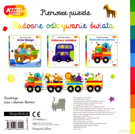 Akademia mądrego dziecka. Zwierzęta w podróży - Damien Barlow, Lisa Barlow [KSIĄŻKA]