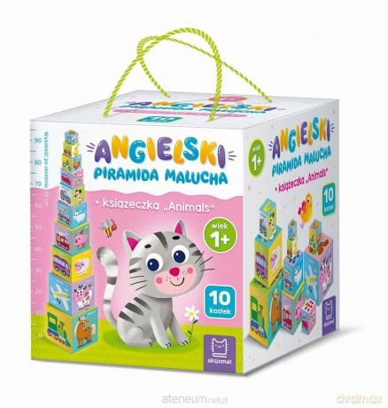 Angielski Piramida malucha + książeczka Animals 1+ - Agnieszka Bator [KSIĄŻKA]
