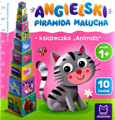 Angielski Piramida malucha + książeczka Animals 1+ - Agnieszka Bator [KSIĄŻKA]
