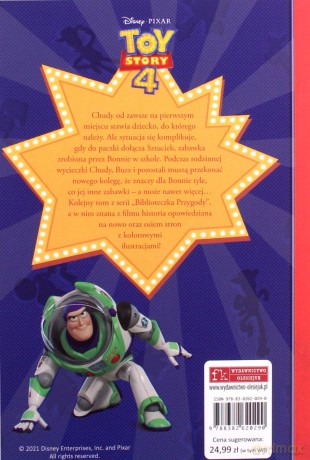 Biblioteczka przygody. Toy Story 4 [KSIĄŻKA]