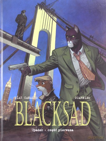 Blacksad (Tom 6) Upadek - Juan Daz Canales, Juanjo Guarnido, Joanna Jabłońska [KOMIKS]