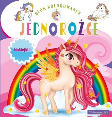 Blok kolorowanek. Jednorożce [KSIĄŻKA]