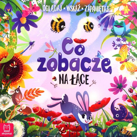 Co zobaczę na łące. Oglądaj, wskaż, zapamiętaj - Sylwia Kajdana [KSIĄŻKA]