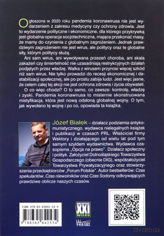 COVID-19; Globalna mistyfikacja - Józef Białek [KSIĄŻKA]