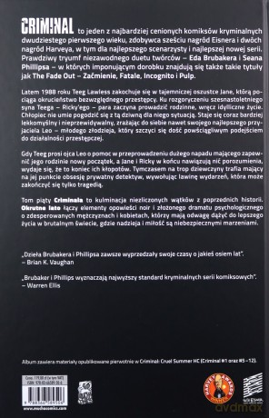 Criminal (Tom 5) Okrutne lato - Ed Brubaker [KOMIKS]