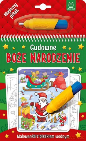 Cudowne Boże Narodzenie. Malowanka z pisakiem - Anna Podgórska [KSIĄŻKA]