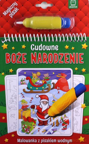 Cudowne Boże Narodzenie. Malowanka z pisakiem - Anna Podgórska [KSIĄŻKA]