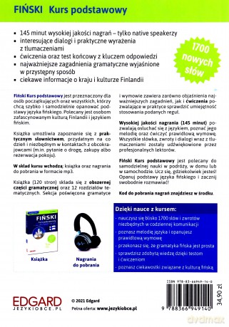 Fiński. Kurs podstawowy A1-A2 [KSIĄŻKA]