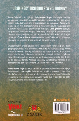 Jaśminowa saga (Tom 3) Czas goryczy - Anna Sakowicz [KSIĄŻKA]