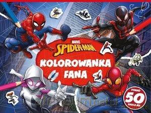 Kolorowanka fana. Marvel Spider-Man [KSIĄŻKA]